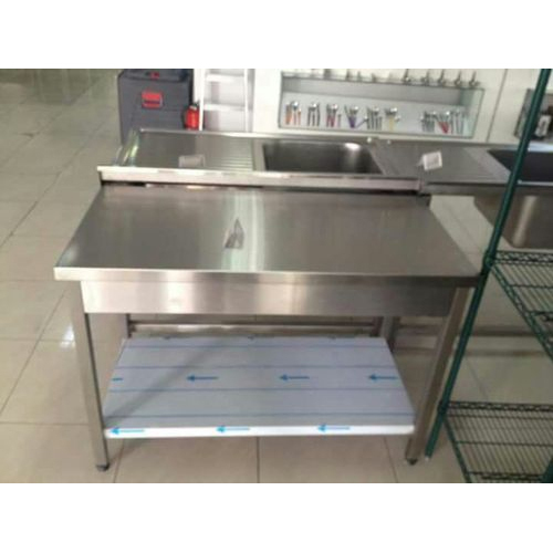 Stainless Steel Silver Commercial Kitchen Work Table, For Cmmercial, Size: 44 X 24