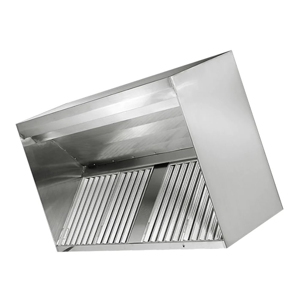 Stainless Steel Modern Ss Commercial Kitchen Hood, Fan Speed: 1500 Rpm