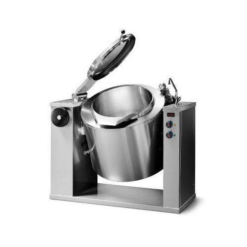 Triune Kitchen Stainless Steel Tilting Boiling Pan, For Restaurant, Hotel