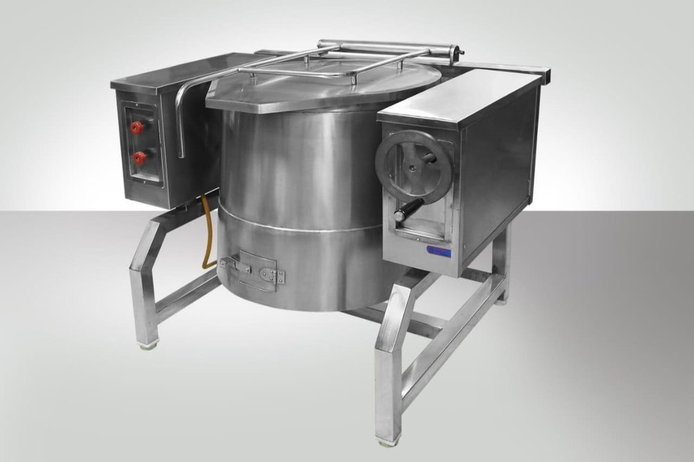 For Industrial Gas / Electric Tilting Boiling Pan