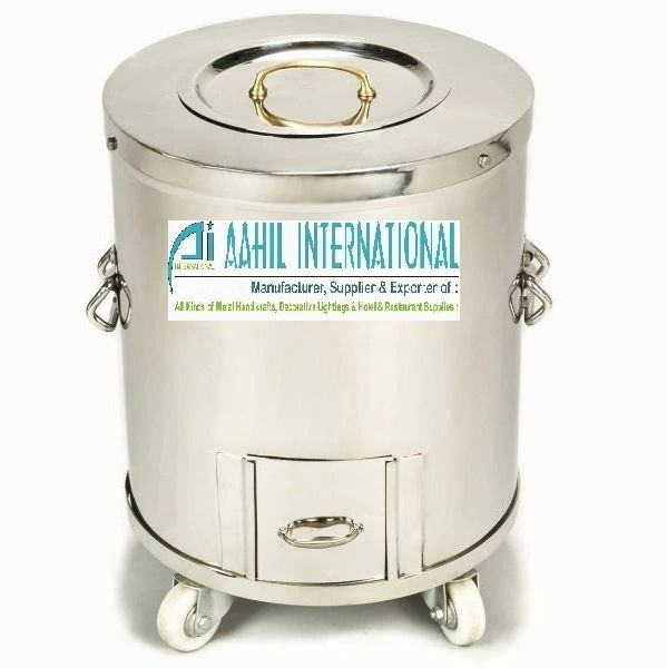 Round Stainless Steel Tandoor Charcoal