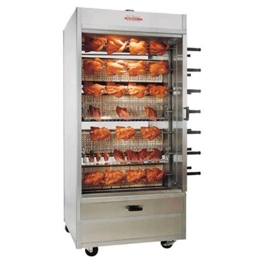 Silver Gas Chicken Grill Machine, For Commercial