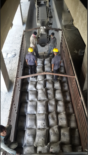 Packing and Loading Of Cement Bags
