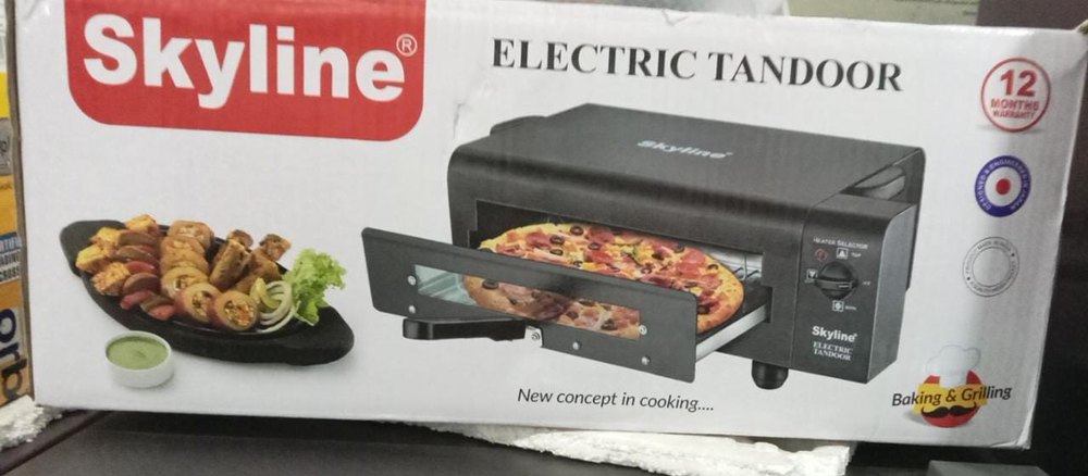 Black Stainless Steel Skyline Electric Tandoor, For HOME