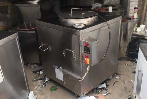 Silver Stainless Steel Electric Tandoor