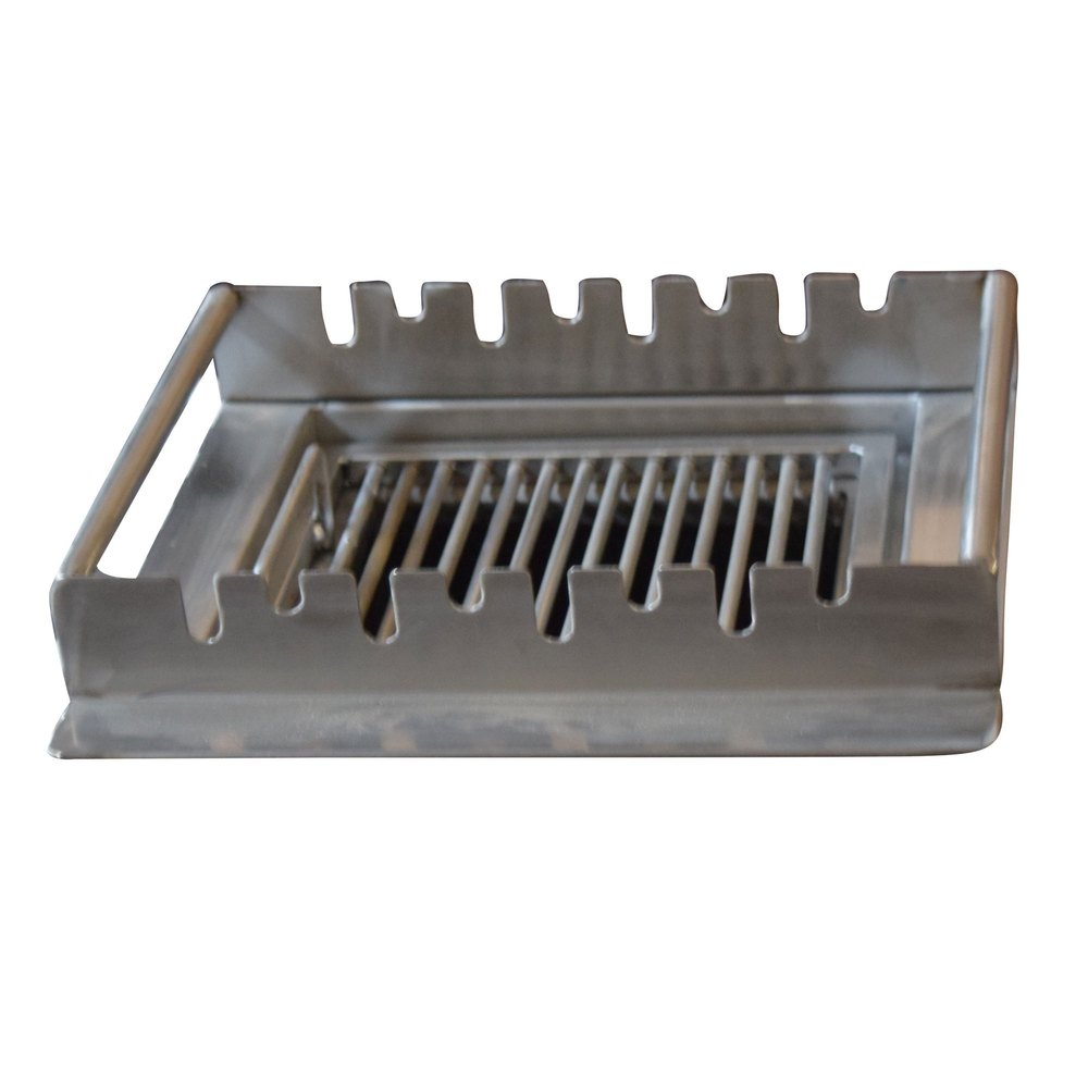Dev Kitchens Silver SS Barbecue Grill On Table, For Restaurant