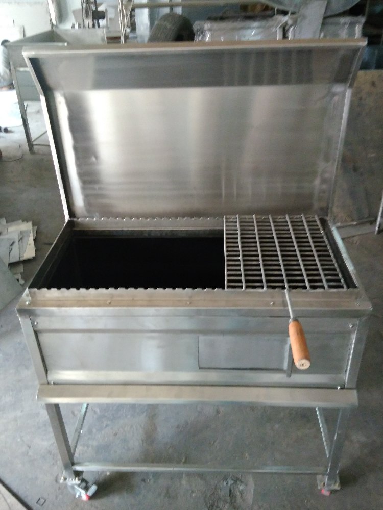 Hanuman Industries Silver Barbeque Griller, for Restaurant