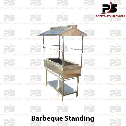 Manufacturer Silver Barbecue Counter Griller, For Commercial, Size: Customisable