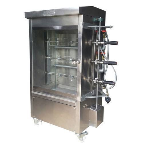 Arul Murugan Silver 9 Birds SS Grill Chicken Machine, For Hotel