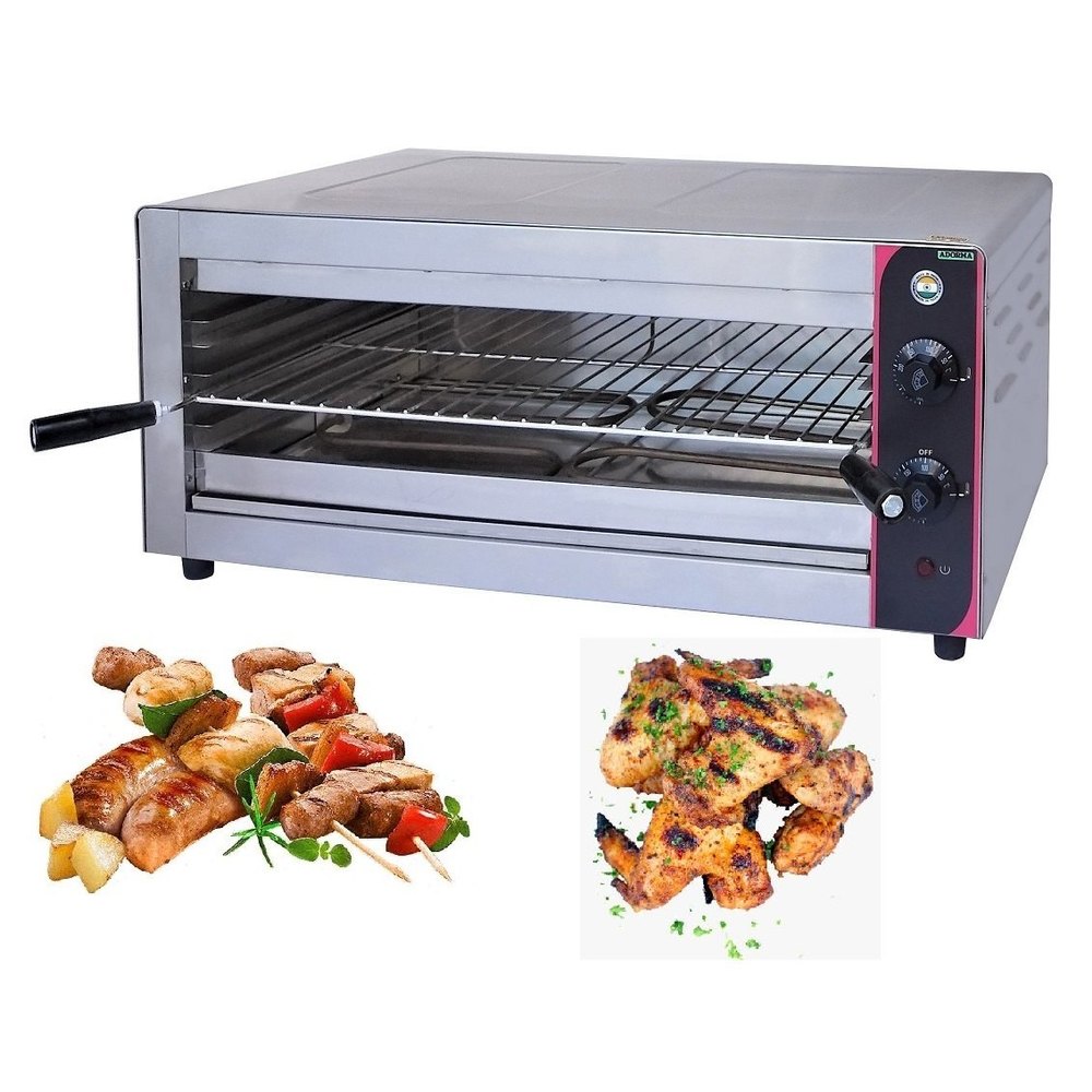 ADORMA Stainless Steel Electric Salamander 40L, For Hotel, Size: 16.5\'x28.3\'x12.8\'
