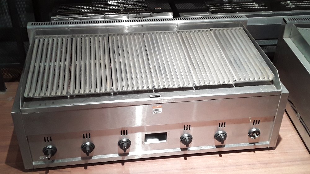 Silver Lava Grill Machine, 220V