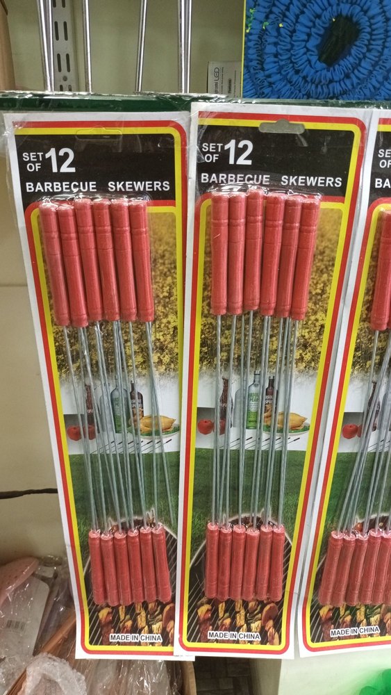 Silver Ss Skewer, For Tandoor, Size: Free Size