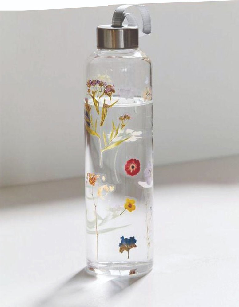 Designer Borosilicate Glass Bottle, Capacity: 500 ml