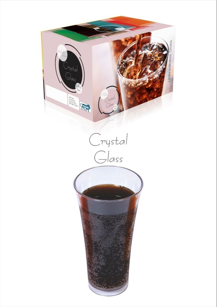 Transparent DRINKING CRYSTAL GLASS