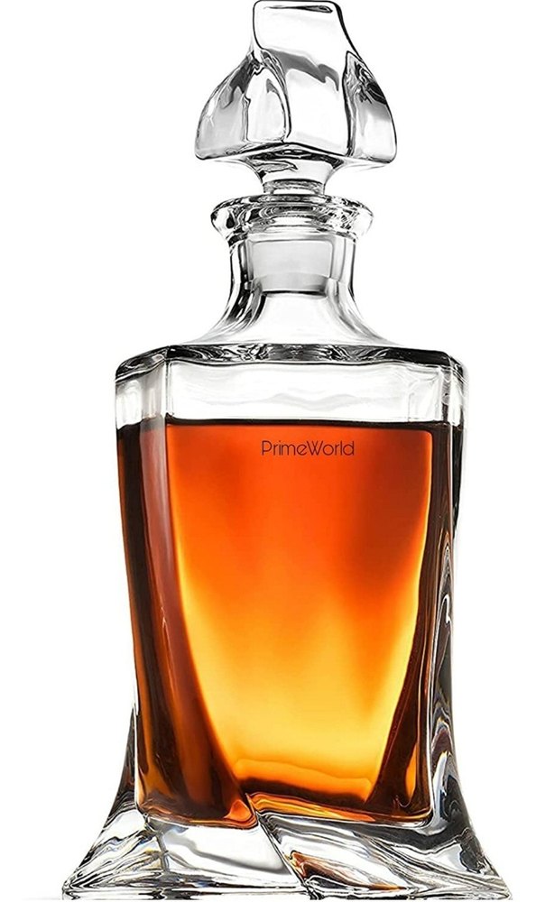 Transparent Glass Glass With Decanter Set, Capacity: 1 Ltr, Size: 30 cm