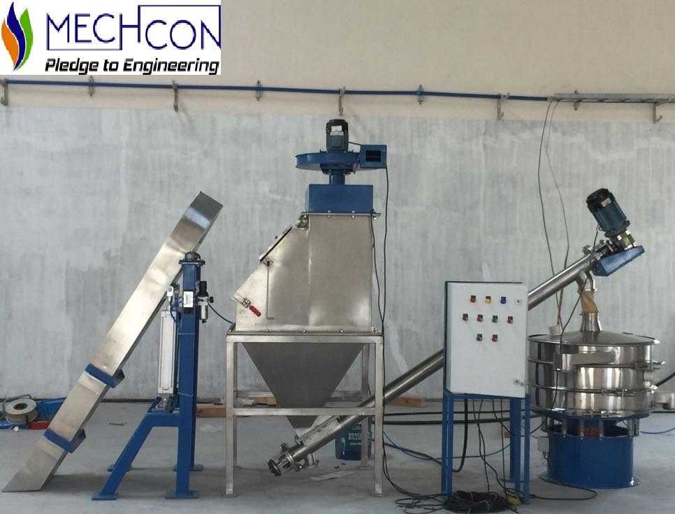 Mechcon Bag Dumping Station, Capacity: Upto 2 Ton/hr , BDS-25-50