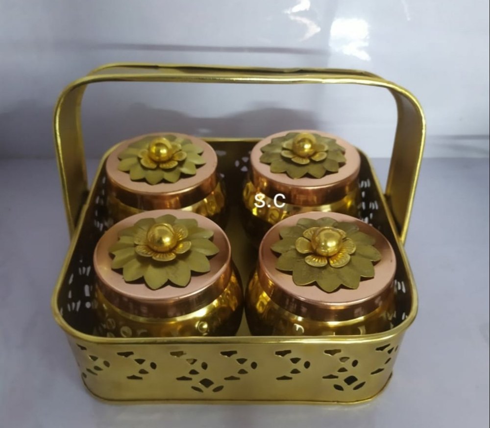 Iron Round Metal Gift Box, Dimension: 8x8