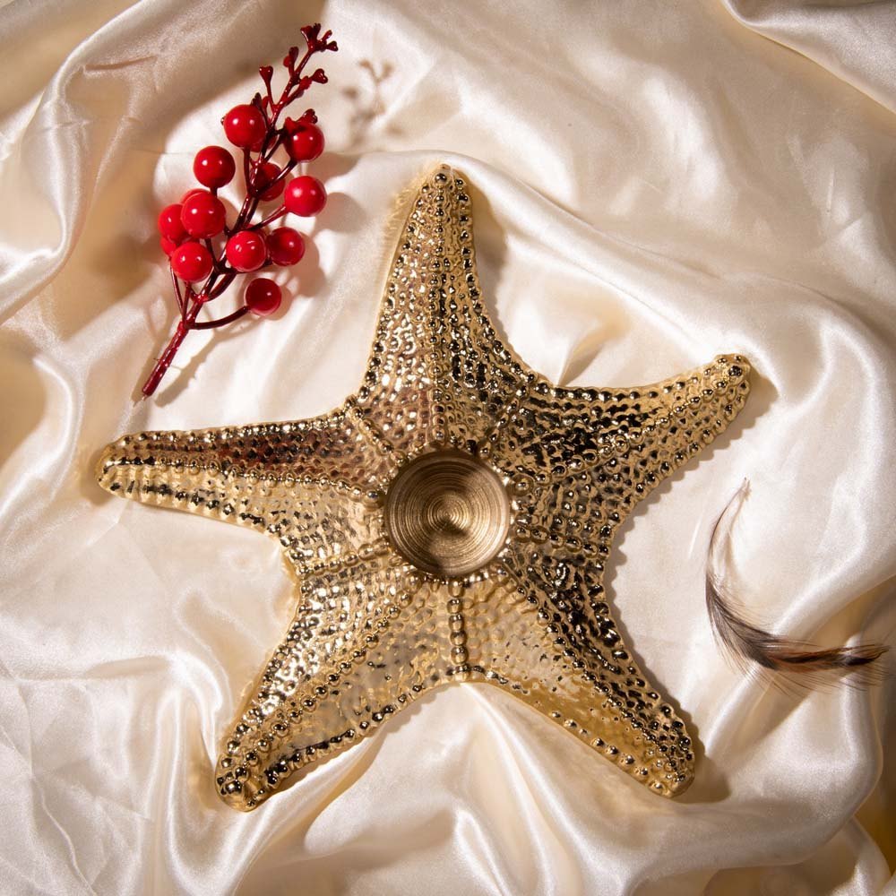 Gold Aluminum Nautical Decor Gifts, For Candle Holder, Packaging Type: Normal