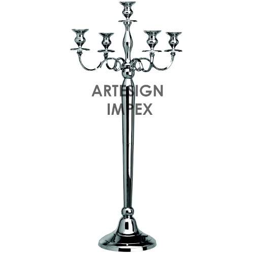 Wedding 5 Light Candelabra Centerpiece
