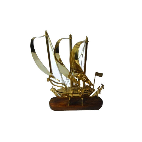 Antique Brass Ship