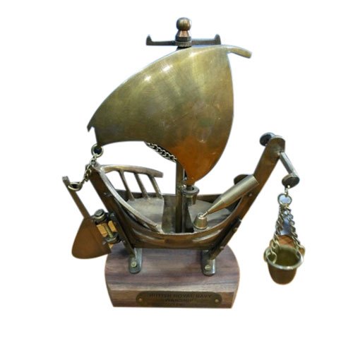 Art Decor Antique Brass Ship