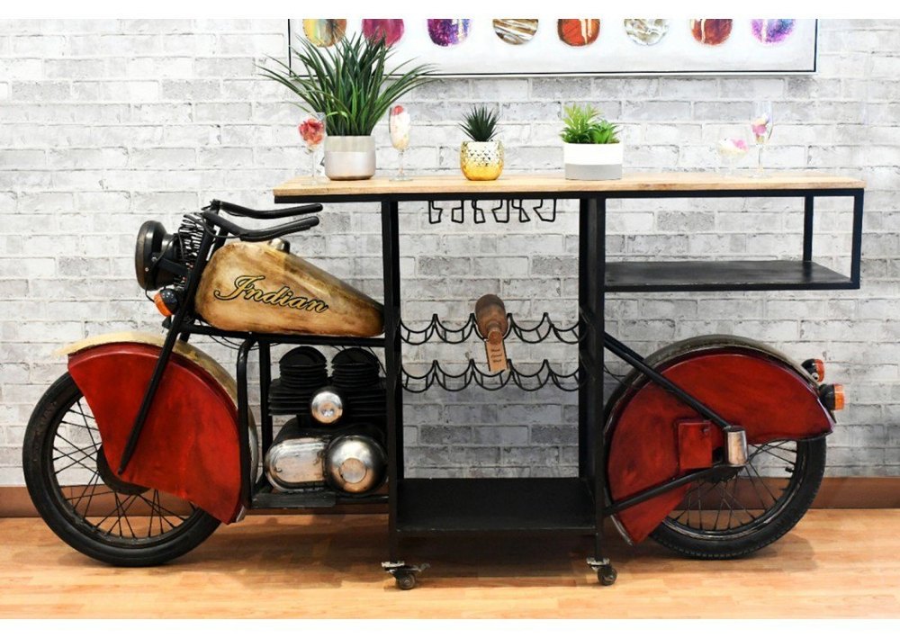 Kernig Krafts Motorbike Red Bar Counter