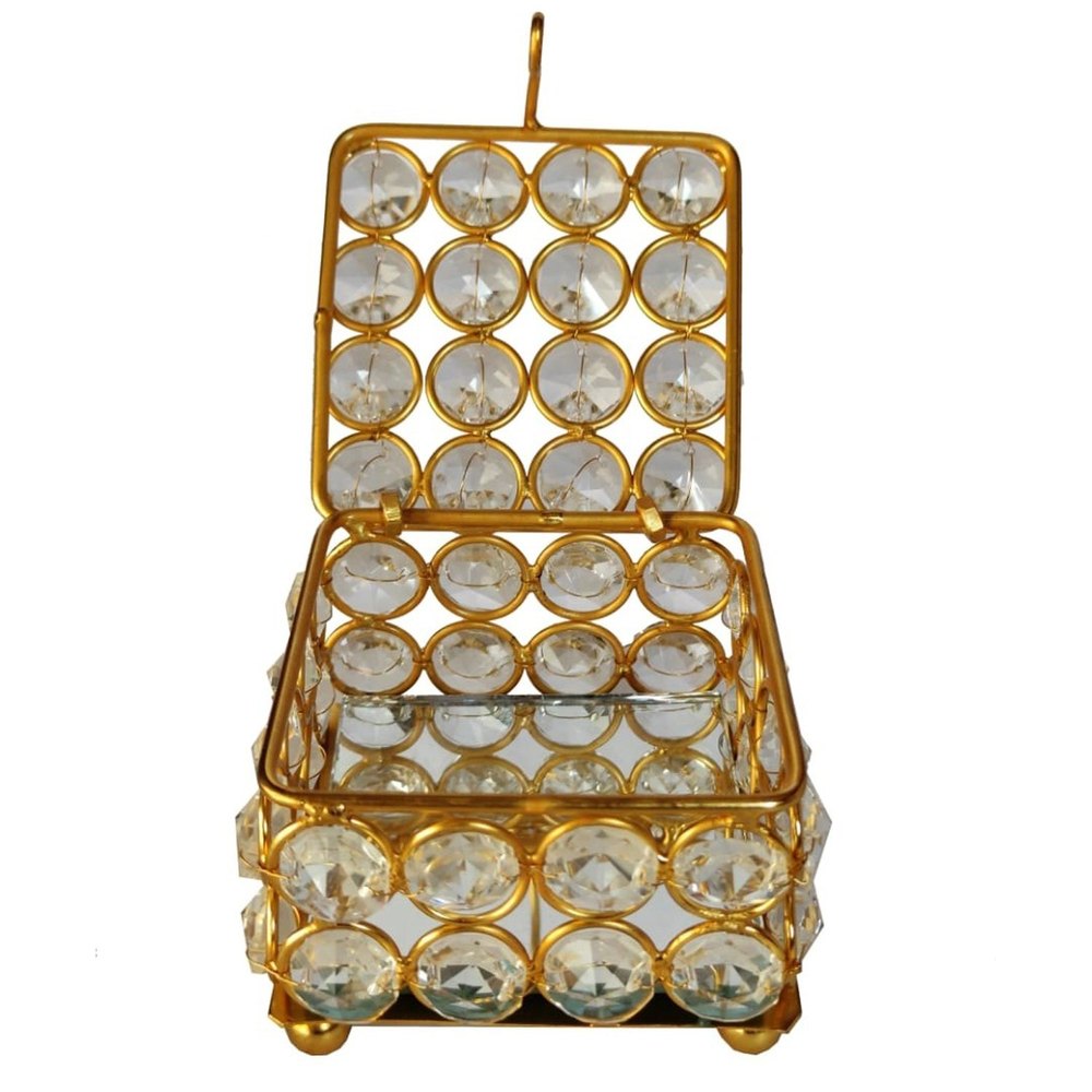 Swastik Toys Diamond Square Jewellery Box, Dimension: 5 Inch