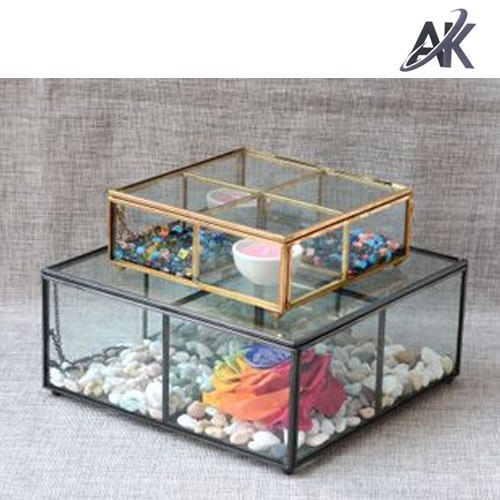 Rectangle Glass Jewellery Boxes