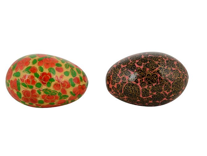 Crafts Handmade Papier Mache Decorative Eggs