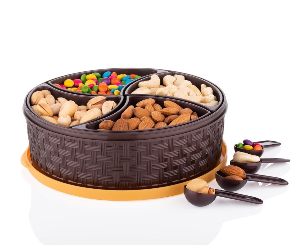 Plastic Dry Fruit Box, Box Capacity (In gms): 1000 gms