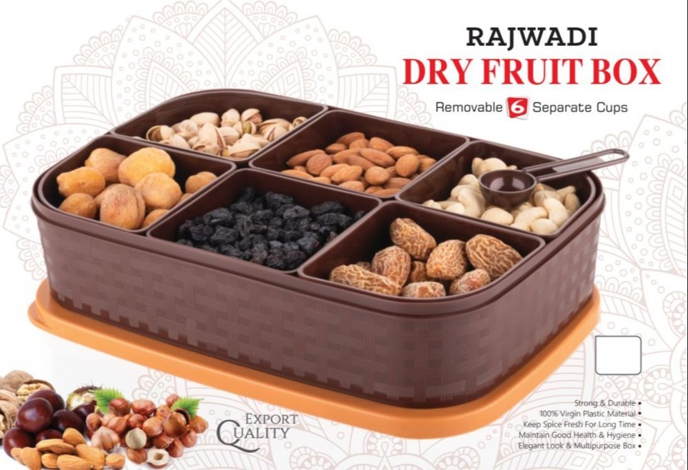 Plastic Rajwadi Dry Fruit Box