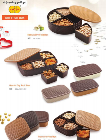 Festival Plastic Dry Fruit Box