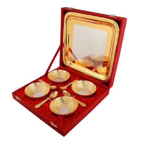 Brass Golden Gold Plated Return Gift, For Gift, Daily Use
