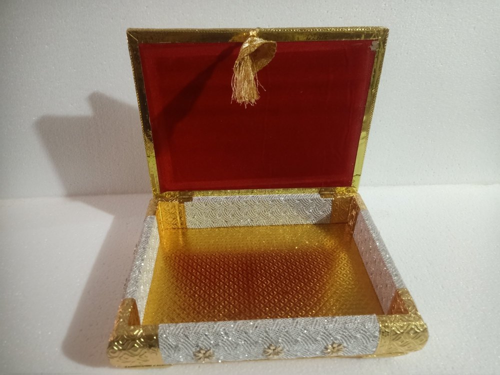 Golden Wooden 9x12 Quran Box, 8x12