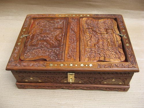 New Polished Holy Quran Box, For Home, Size/Dimension: 12 X 8 X 5 Inch