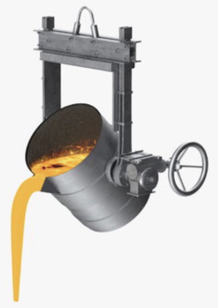 Movable Foundry Ladle, For Molten Metal Transportation, Ladle Capacity: 0-2 Tons