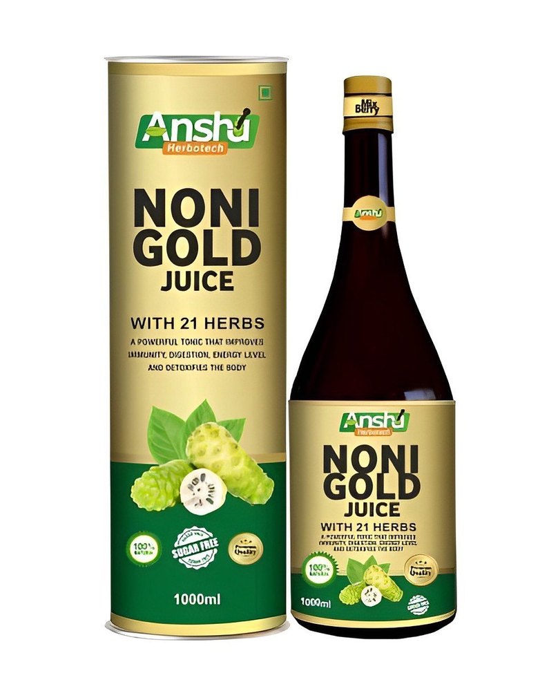 Anshu Herbotech Black Noni Gold Juice, Packaging Type: Bottle