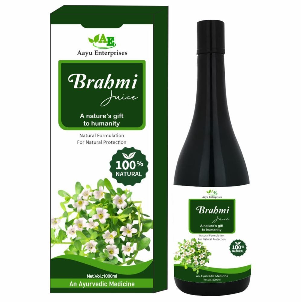 Aayu Herbal Brahmi Juice, 1000 ml, Packaging Type: Bottle