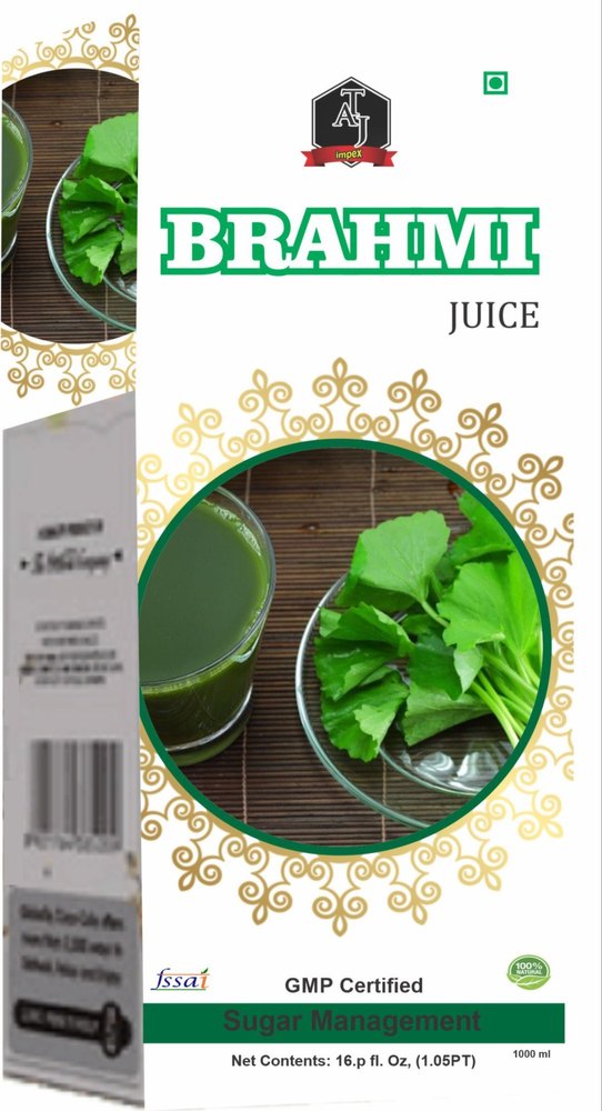 Taj Impex Brahmi Juice, 500 ml, Packaging Type: Bottle