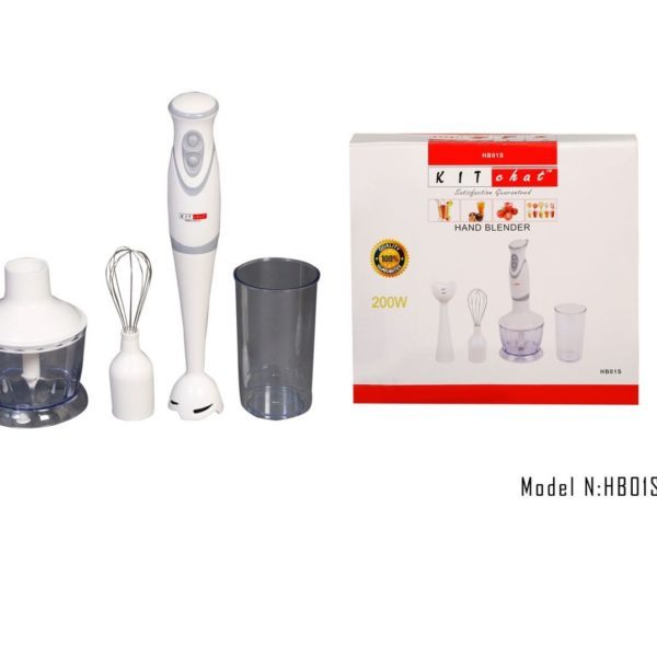 KITCHAT WHITE ELECTRIC HAND BLENDER