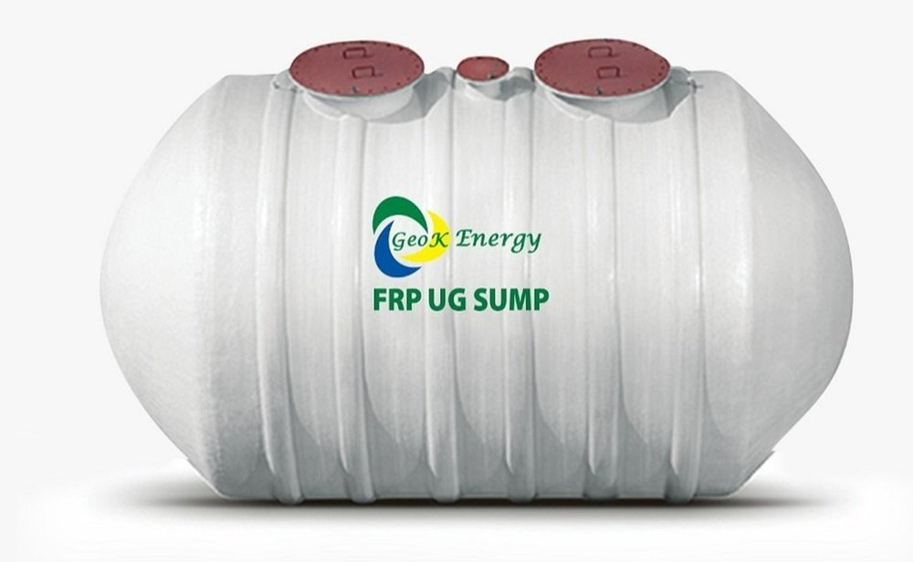 White GeoK FRP Sump Tanks