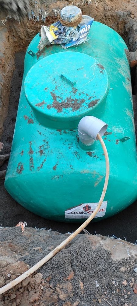 Sky Blue 5000 L FRP Sump Tank