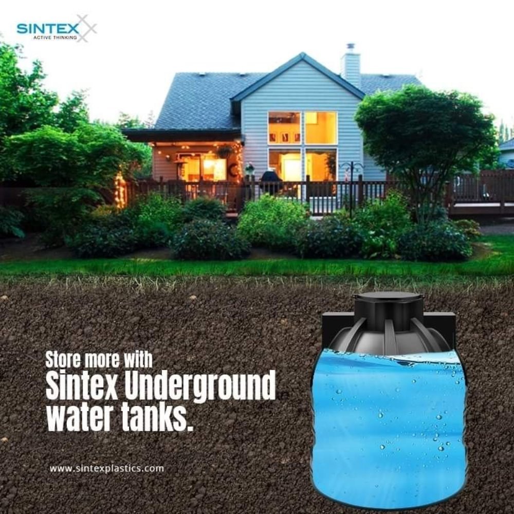 Black Underground Water Tank - Sintex