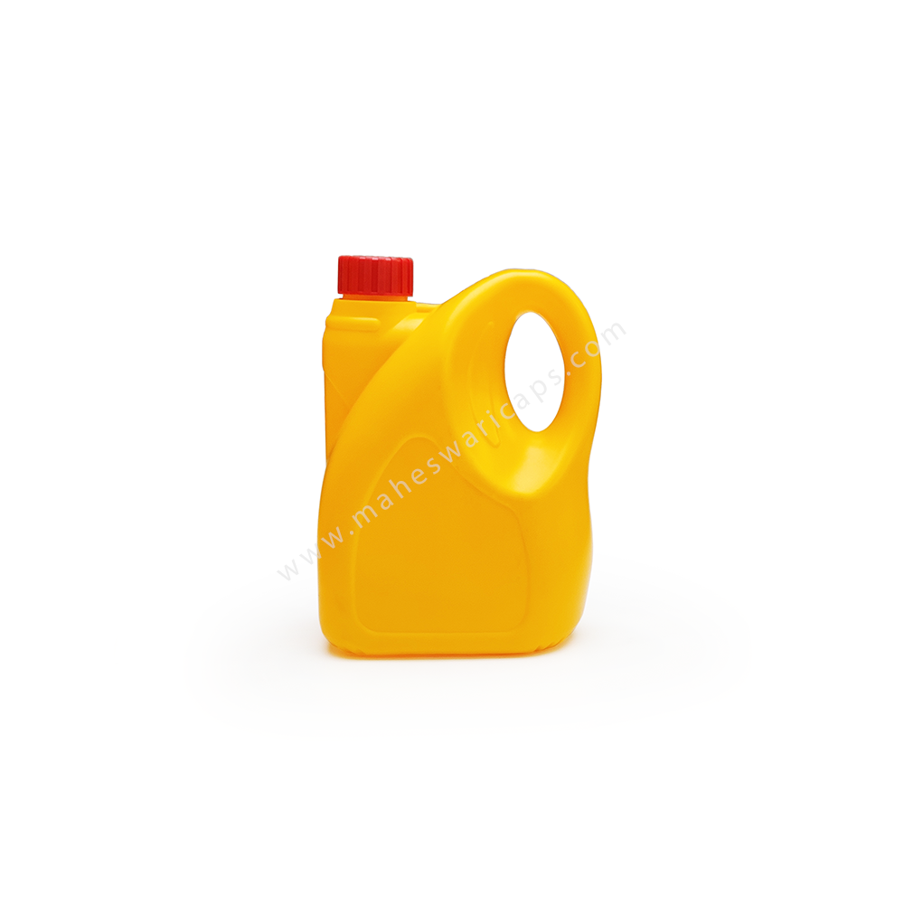 Yellow HDPE Jerry Can 2ltr, For Cooking Oil