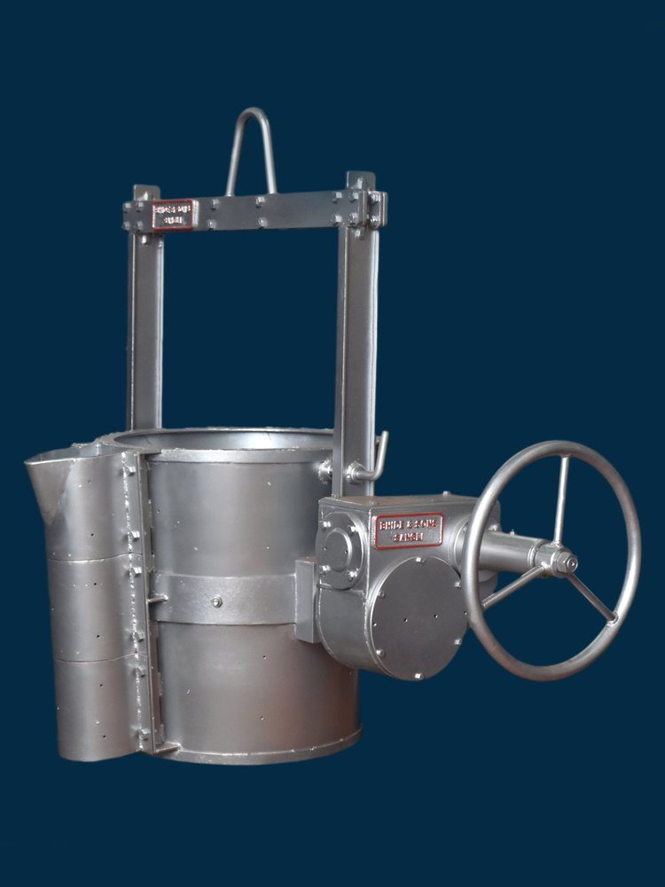Movable Bottom Pouring Gear Crane Ladle, Ladle Capacity: 5 Tons