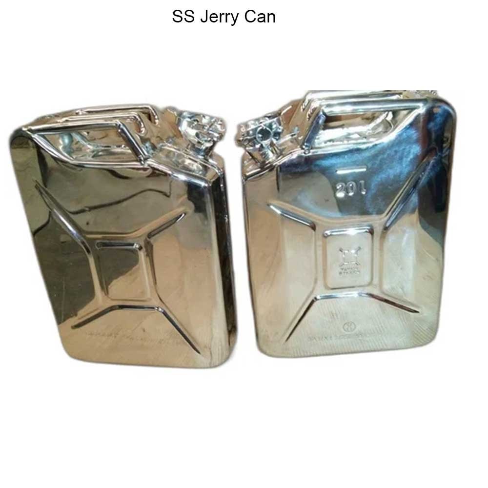 Material: Stainless Steel Open Top Container SS Jerry Can