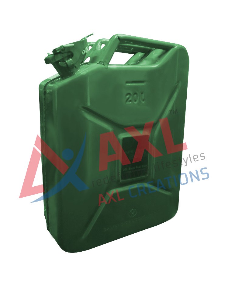Rectangular Chemical Steel Jerry Can (20 Litres)