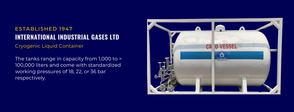 Stainless Steel Cryogenic Liquid Container, Storage Capacity: Above 100, 000 Liters