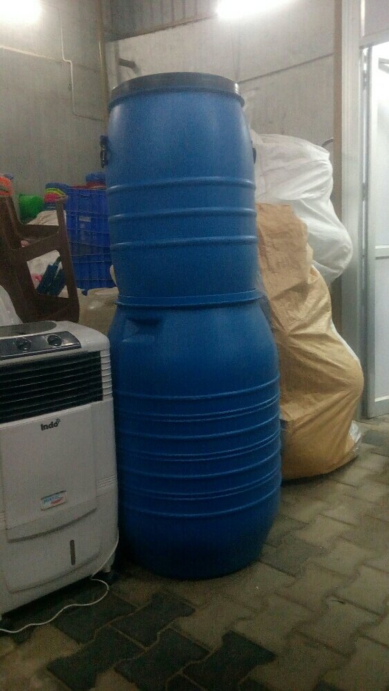 Plastic Barrel Drum, For Water Storage, Capacity: 200-250 litres