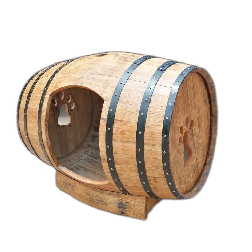 Vintage Oak Wood Wine Cabinet